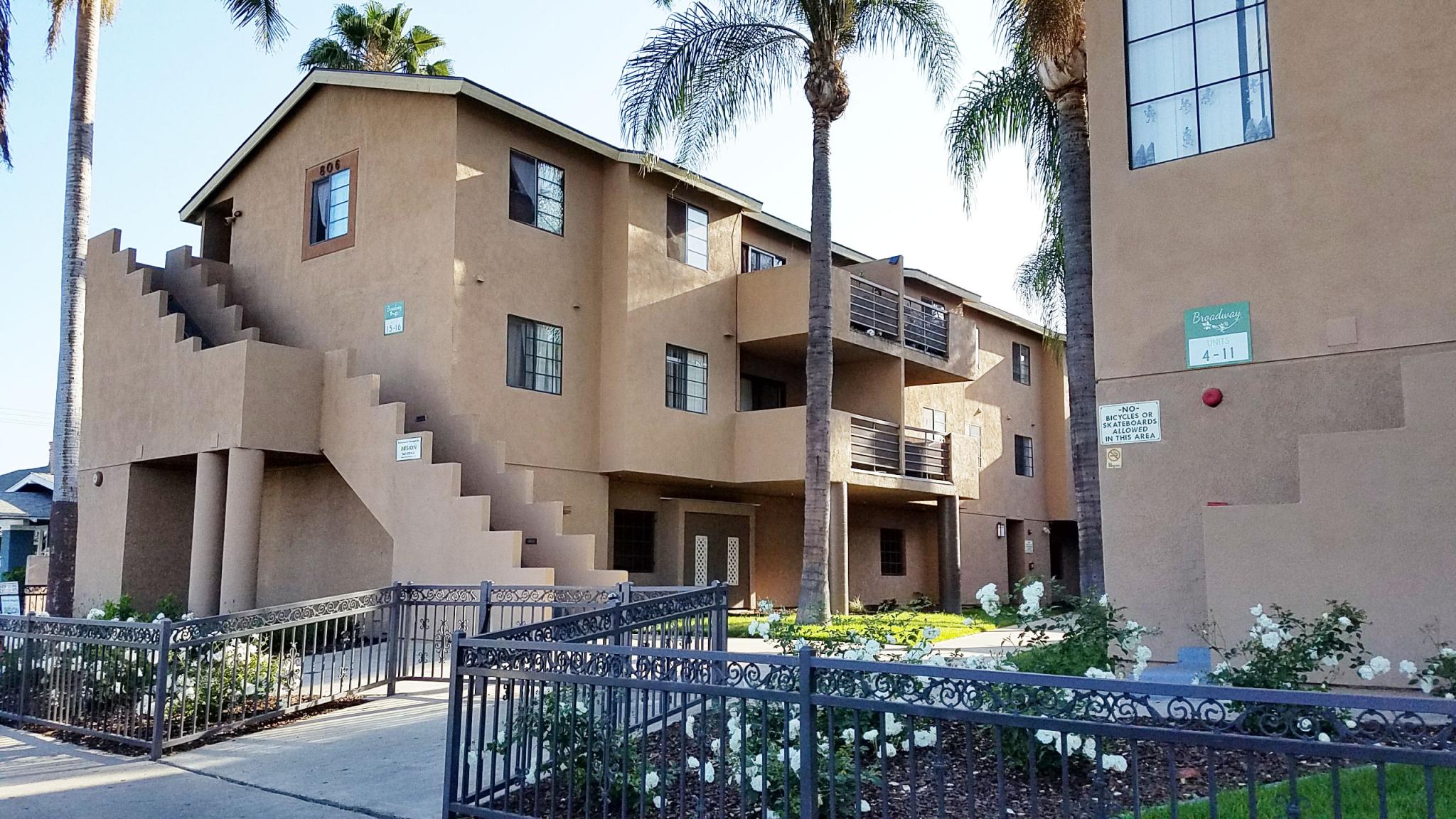 Exterior of Apartment Complex